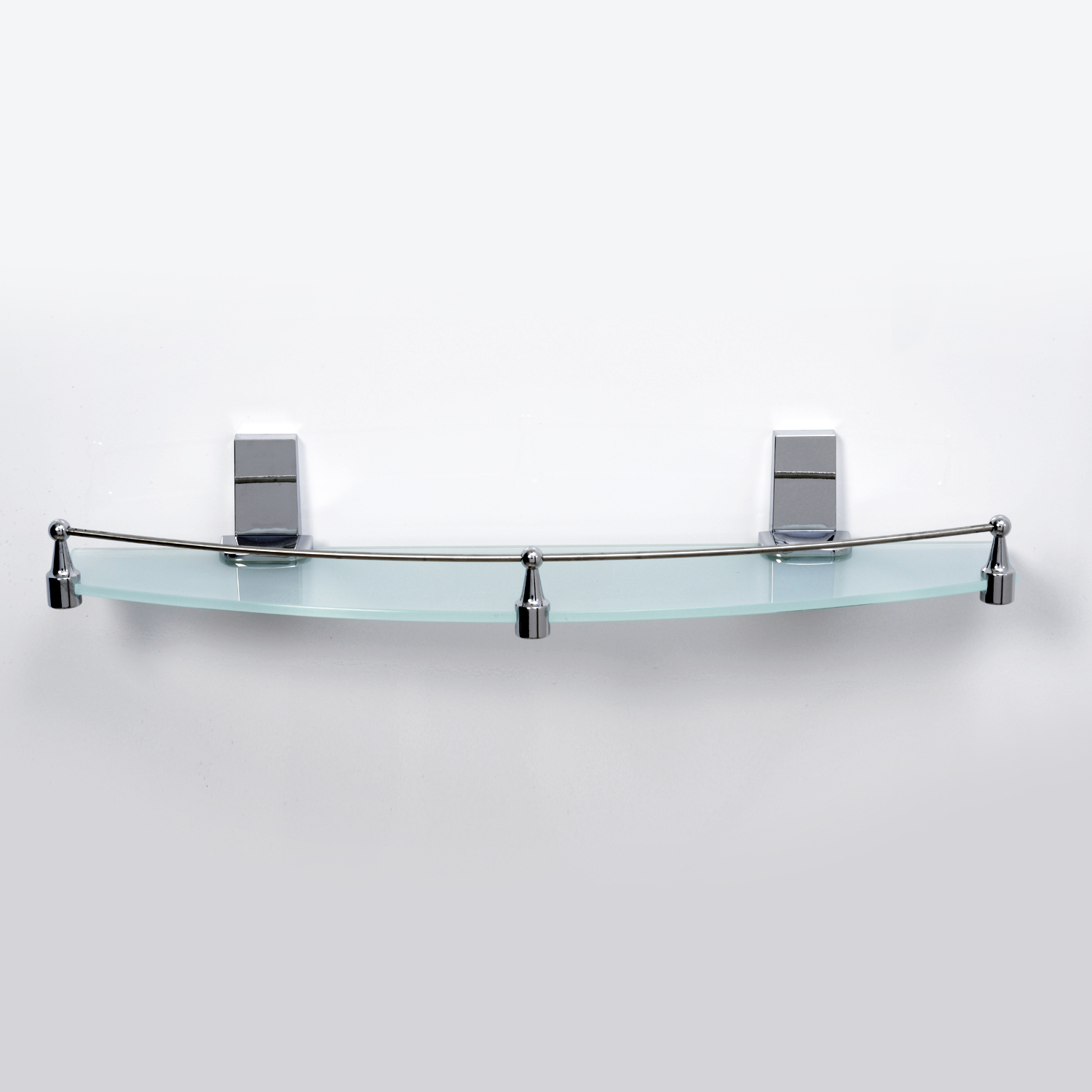 K-6044 Lopau Полка стеклянная с бортиком WasserKRAFT Lopau K-6000  - Вид №1