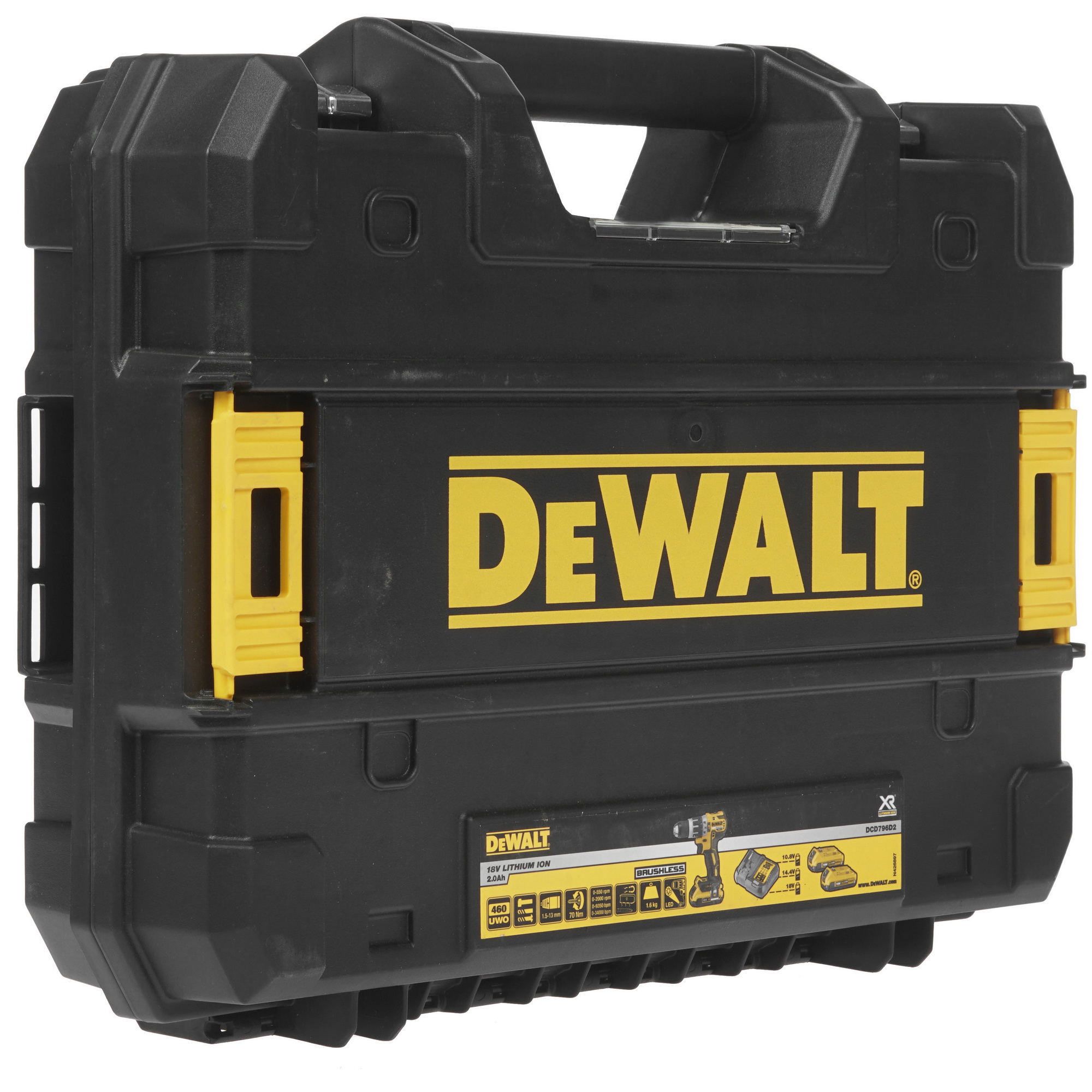 Дрель-шуруповерт DeWalt DCD796D2 XR FLEXVOLТ 18/54V 1081526 STDN-0140985 - Вид №6