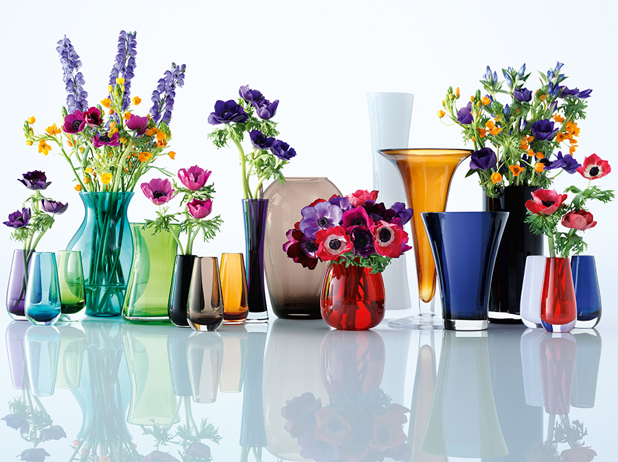 Ваза в форме бутона Flower Colour 14 см белая LSA International G73214391 - Вид №1