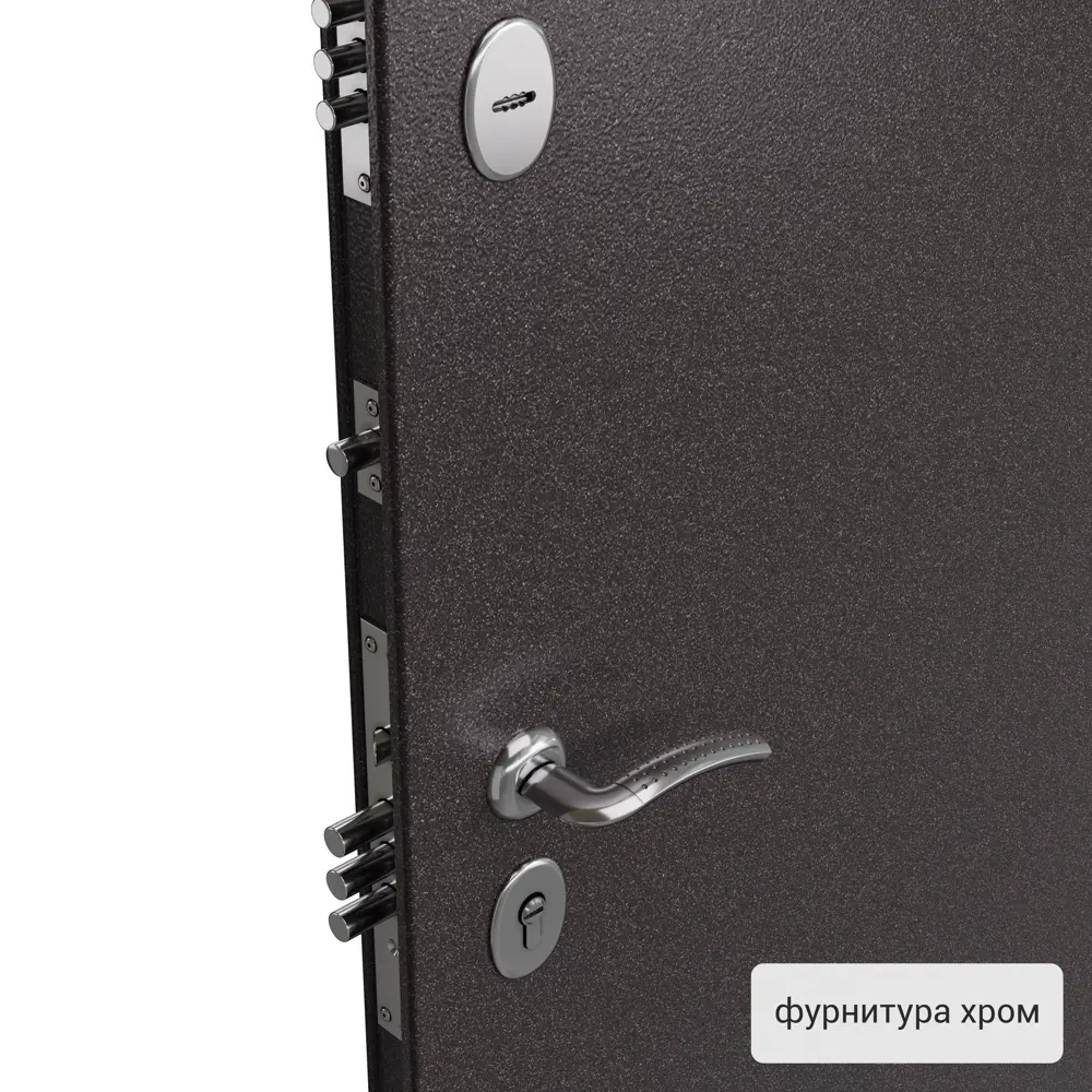 Дверь входная металлическая Страйд Летиция 860 мм левая цвет кремовый TOREX STLM-2188659 - Вид №2