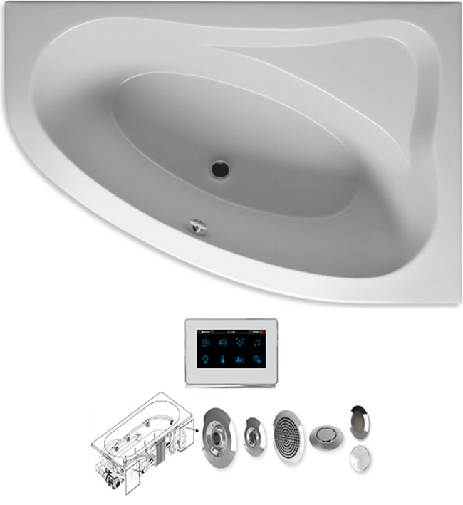 BA6700500000000_pro6 Гидромассажная ванна Riho Lyra Santreyd - Вид №4