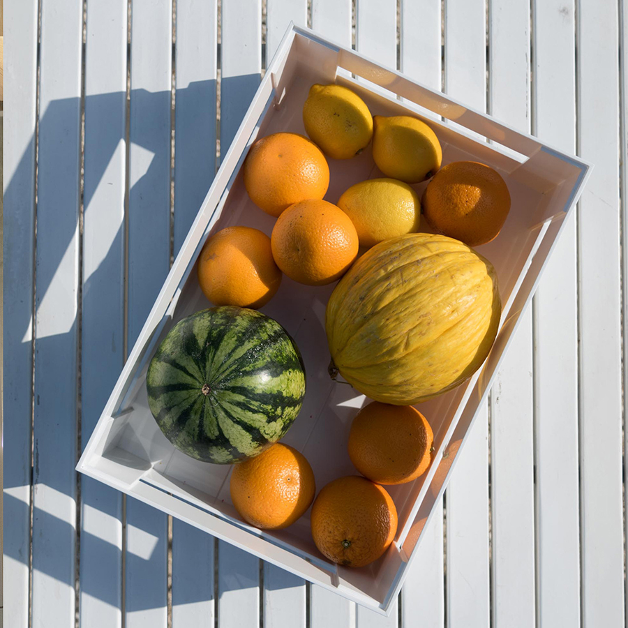 170200190 Ящик для хранения tidy&store 45х31х15 см, бежевый Guzzini  - Вид №3