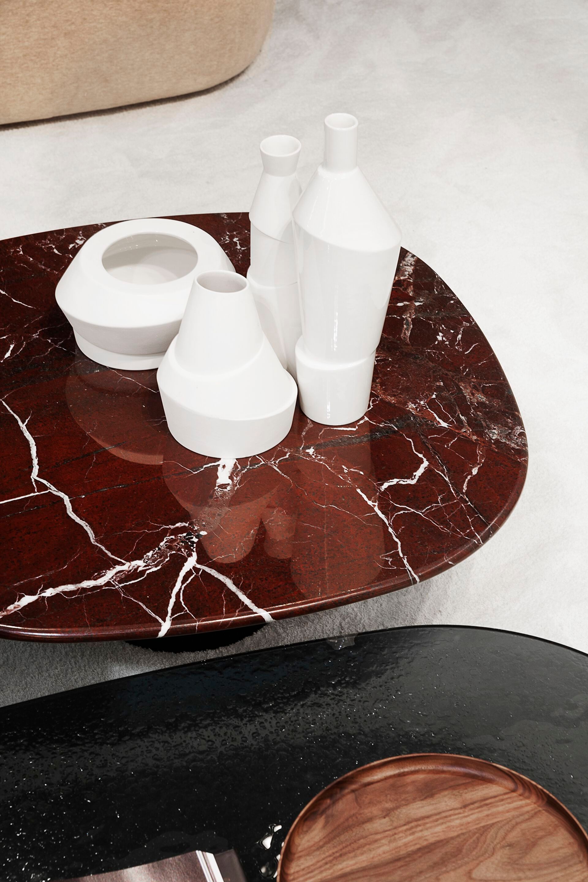 Низкий журнальный столик с мраморным или стеклянным верхом Vibieffe Quite luxury ARCH-00092228 - Вид №6