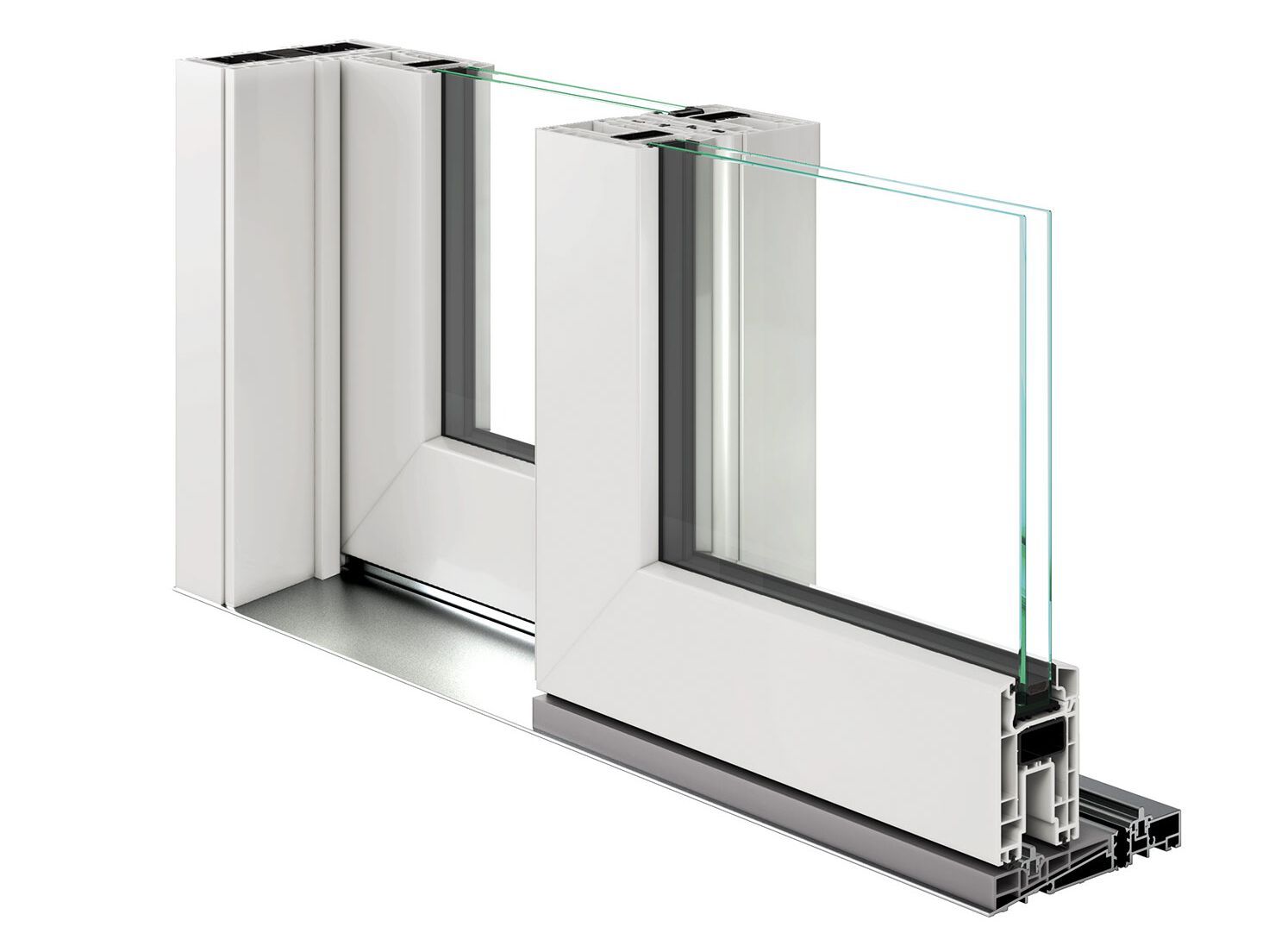 Раздвижные окна из ПВХ D&V Serramenti EASYSLIDE HS 70 ARCH-00101368 - Вид №2