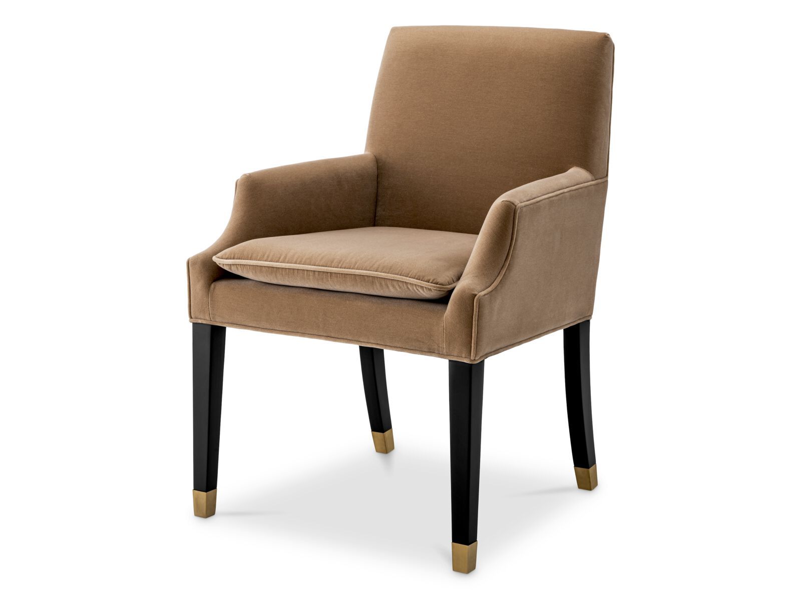 Мягкий тканевый стул с подлокотниками Eichholtz CLAYTON ARCH-00060579