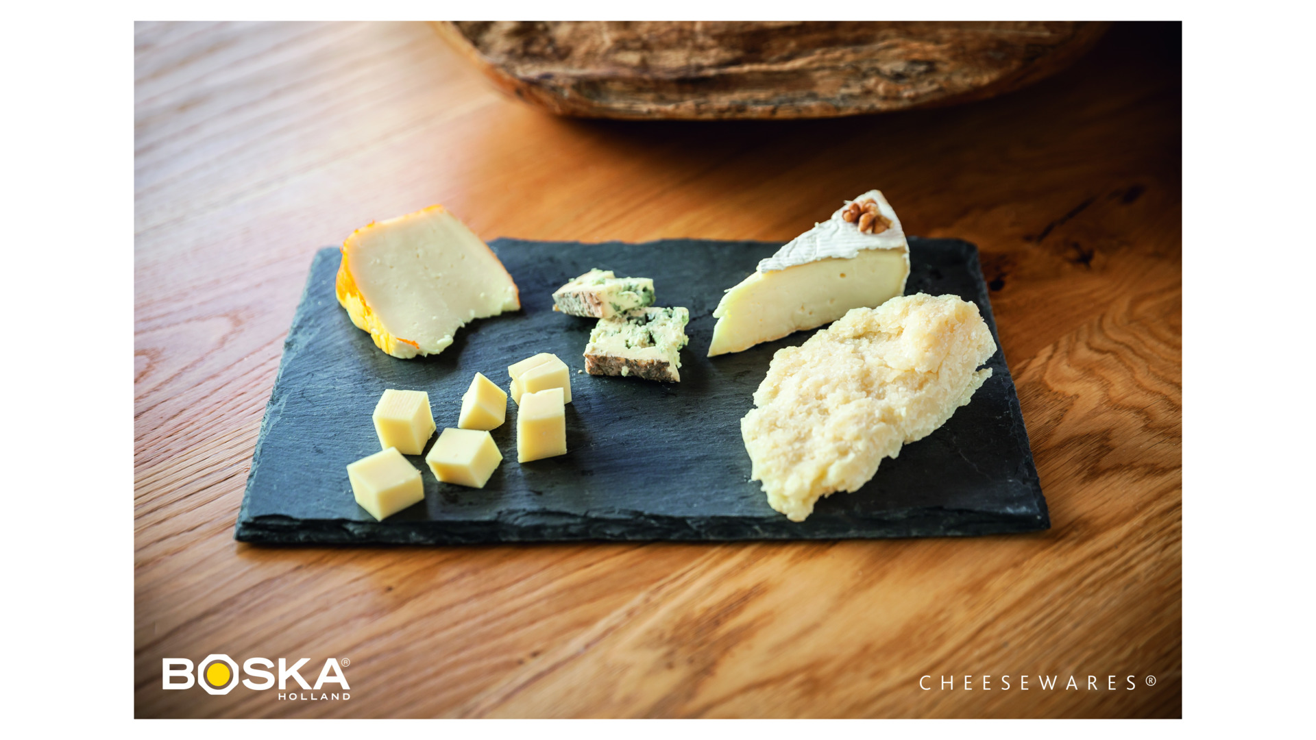 10584880 Boska Доска сервировочная для сыра и закусок Boska 33x23х1,5см,сланец, (черная) Сланец  - Вид №2