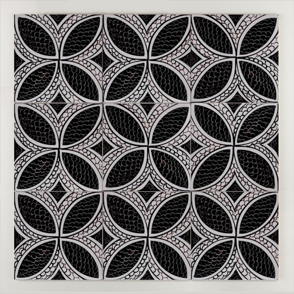 Пол / покрытие из глины ручной работы La Riggiola черный и белый ARCH-00028560 - Вид №1