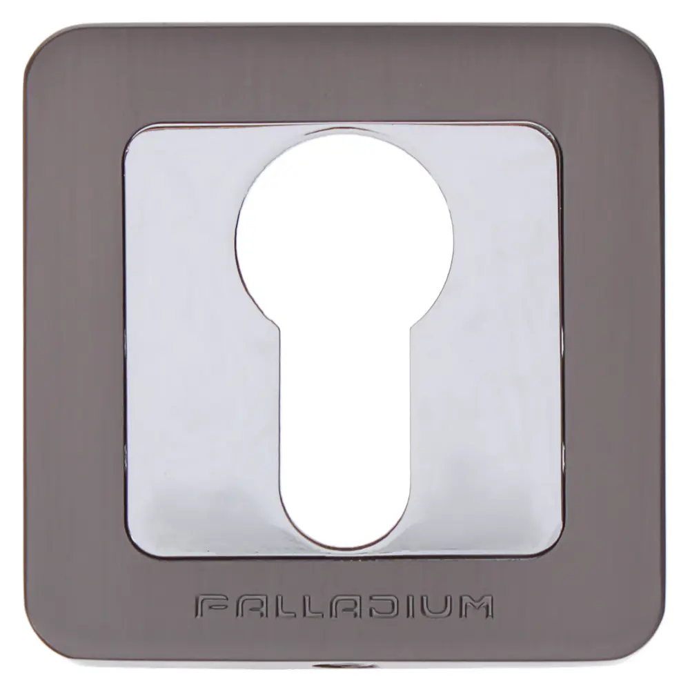 Накладка-фиксатор для дверей Palladium E ET ЦАМ цвет графит 2 шт STLM-2086342