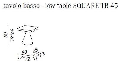 Meridiani Квадратный садовый столик из ductal® sun-id-1446592 - Вид №2