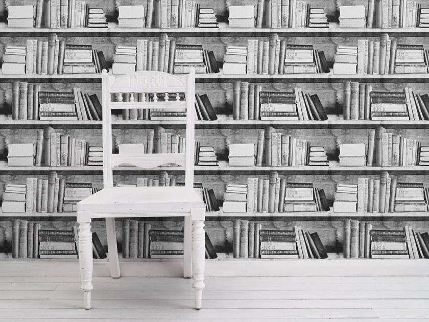 Mineheart Виниловые обои Photocopy bookshelf Wal/015 - Вид №1