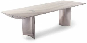 Visionnaire Прямоугольный садовый стол из бетона Freddie