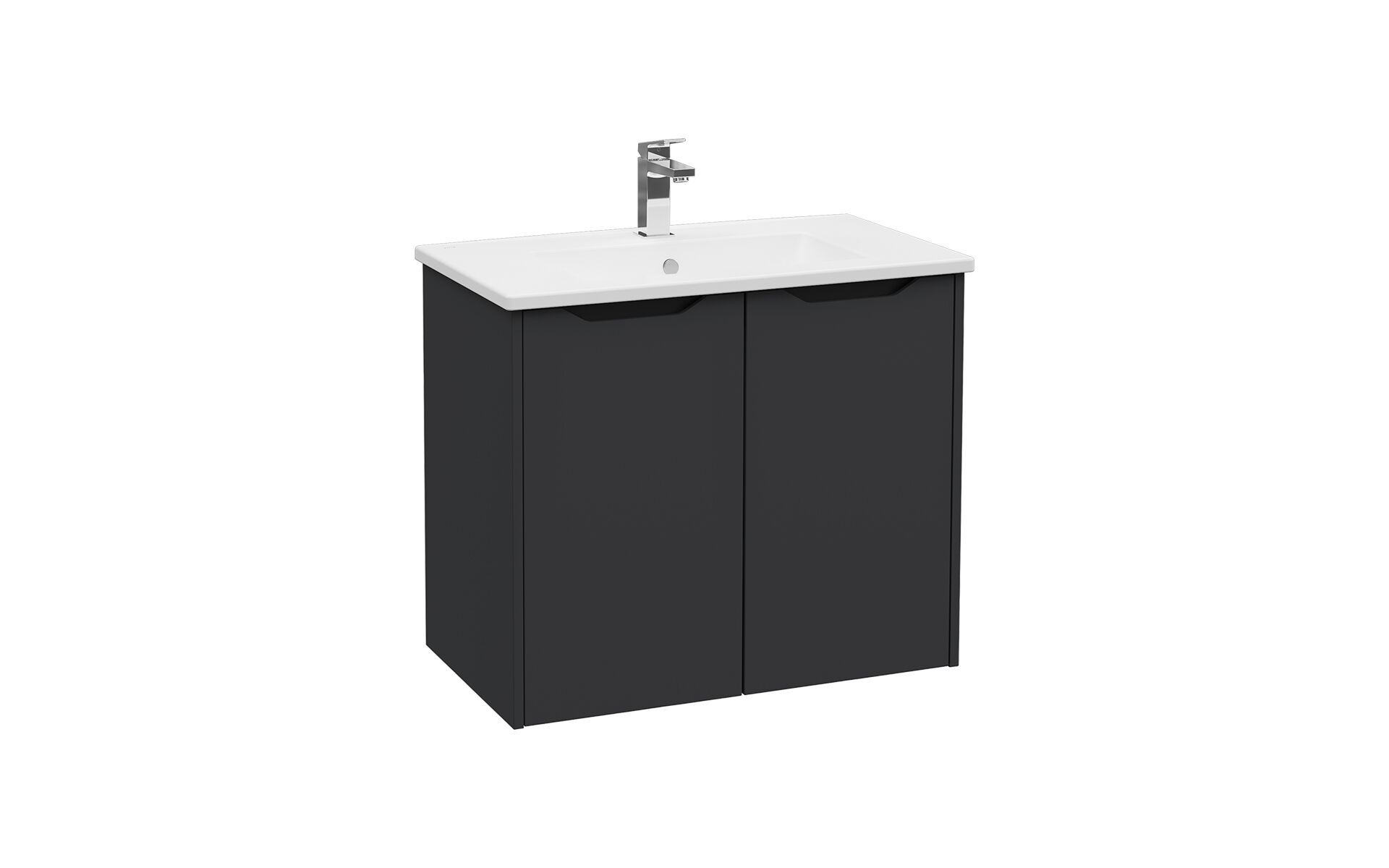 Подвесной шкаф для умывальника со встроенной раковиной VitrA Bathrooms Integra Square ARCH-00027181 - Вид №3