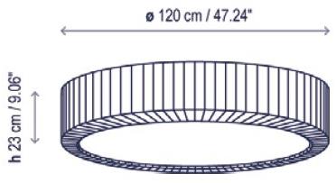 BOVER Потолочный светильник из метакрилата Urban sun-id-1423545 - Вид №6