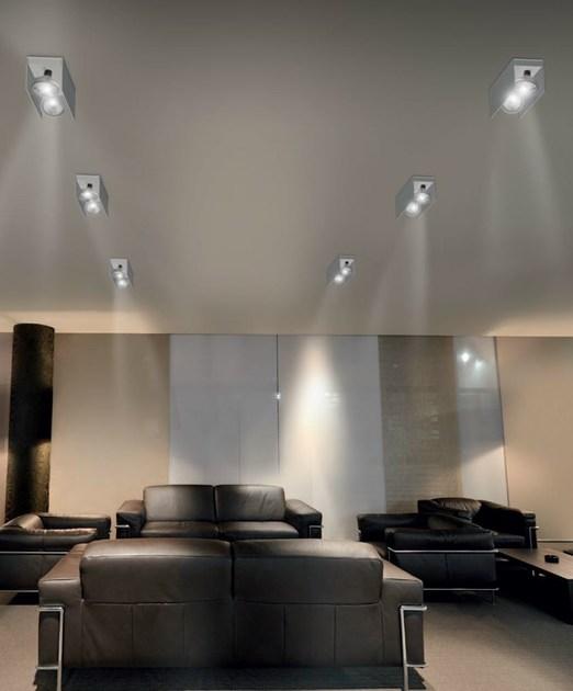 PANZERI Регулируемый потолочный металлический точечный светильник Elle P5001-2u - Вид №3