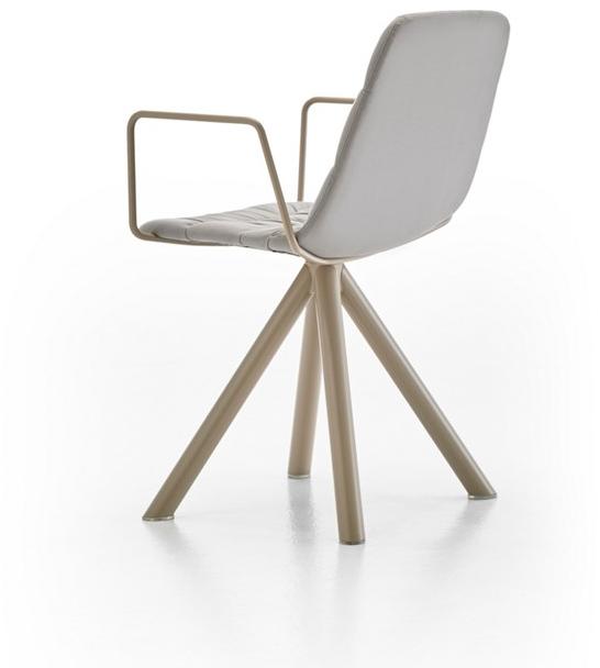 Viccarbe Стул из ткани с подлокотниками Maarten sun-id-1455530 - Вид №2