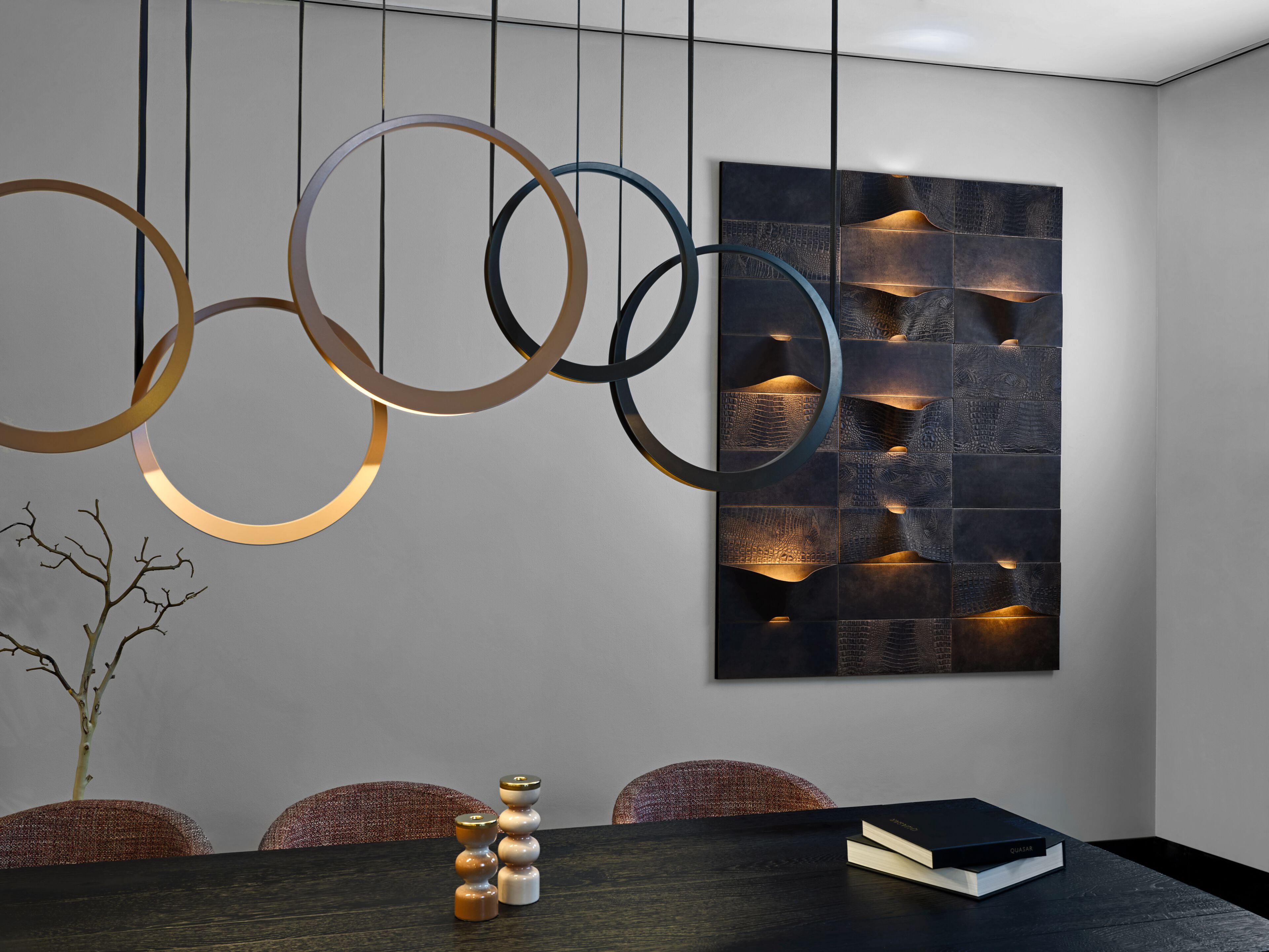 Трехмерное покрытие / кожаный настенный светильник Quasar LUM PANEL ARCH-00125102 - Вид №4