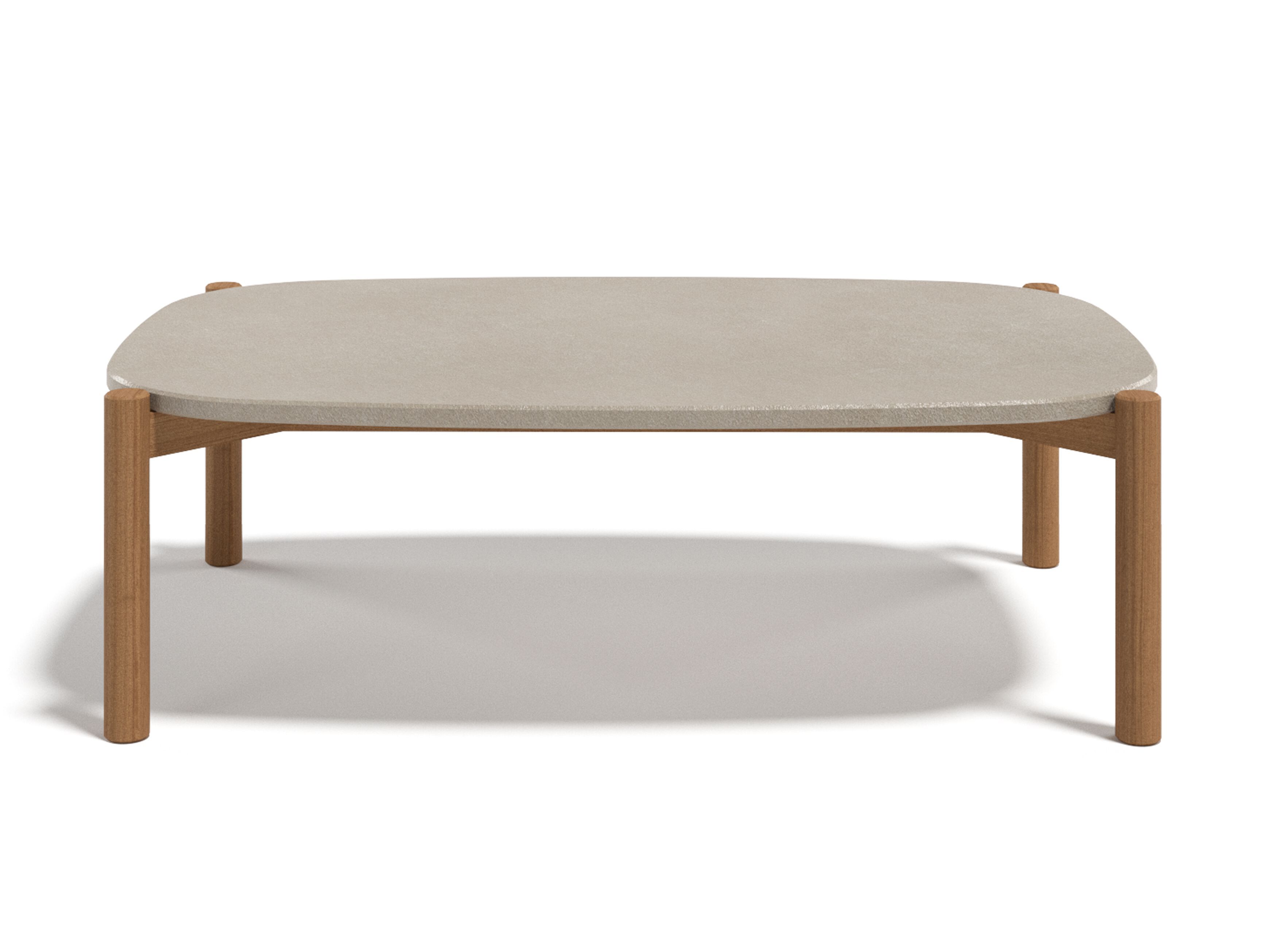 Прямоугольный стол для сада из тикового дерева и керамогранита Atmosphera Lodge .25 ARCH-00068356