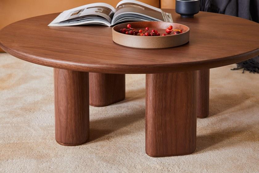 Grado Design Низкий круглый журнальный столик из мдф  Peb-tb-ct-c  - Вид №8