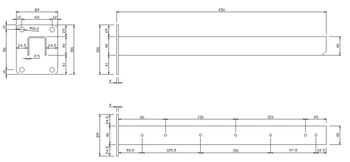 Оцинкованная стальная сантехника Ponte Giulio стандарт ARCH-00033148 - Вид №2