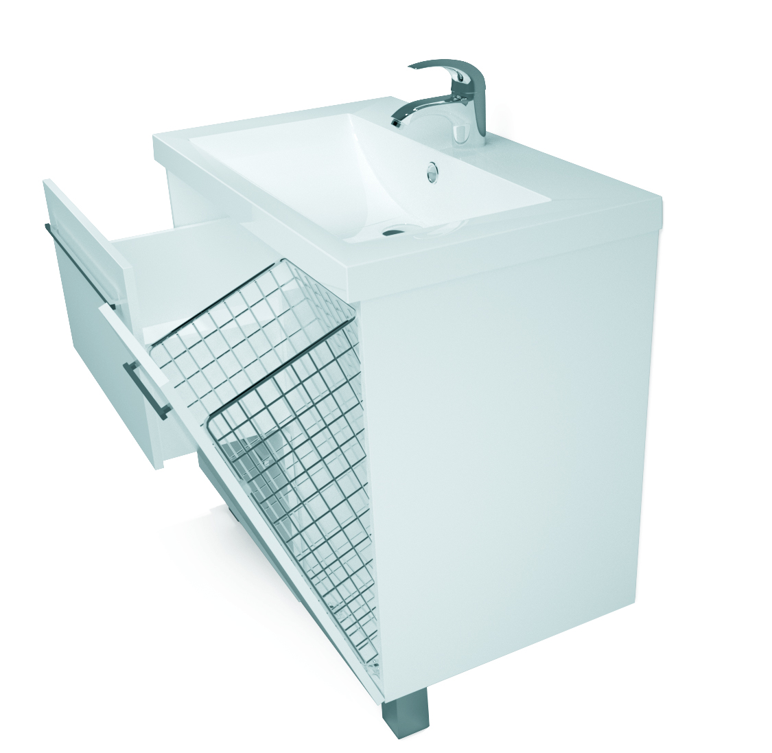 У51042 Тумба без раковины Соната 90Н 1д, 2я б/к 1 Marka Соната 