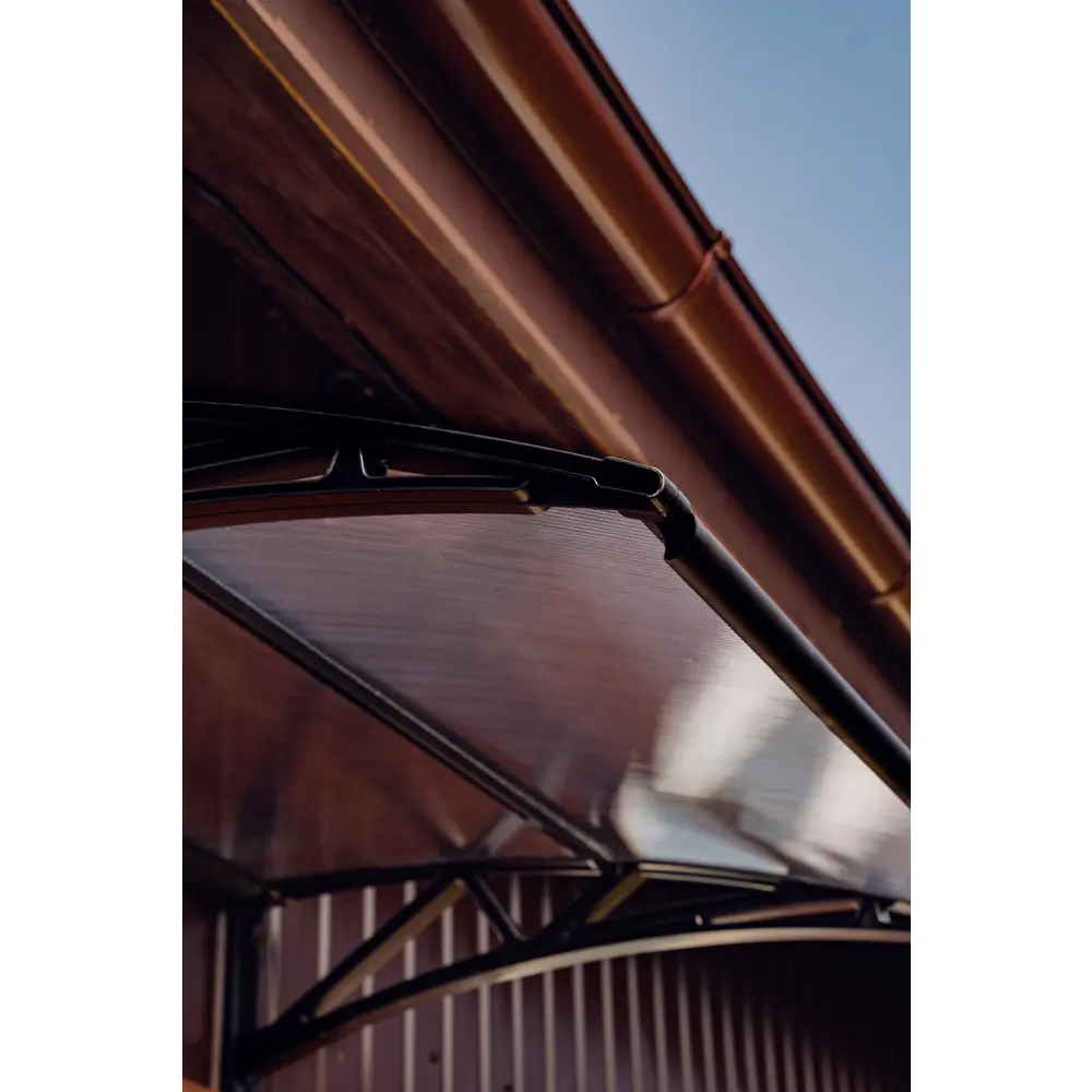 Усиленный козырек одинарный сотовый коричневый Santreyd 89320937 STLM-0893483 - Вид №1