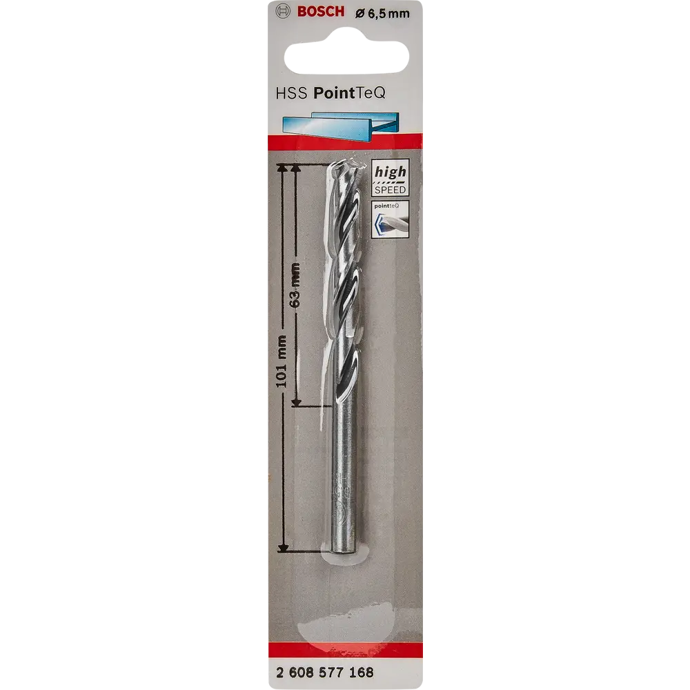 Сверло по металлу Bosch HSS PointTeQ 6.5x101 мм 83433533 STLM-2205921 BOSCH PROFESSIONAL  - Вид №3