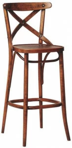 TON Табурет деревянный со спинкой