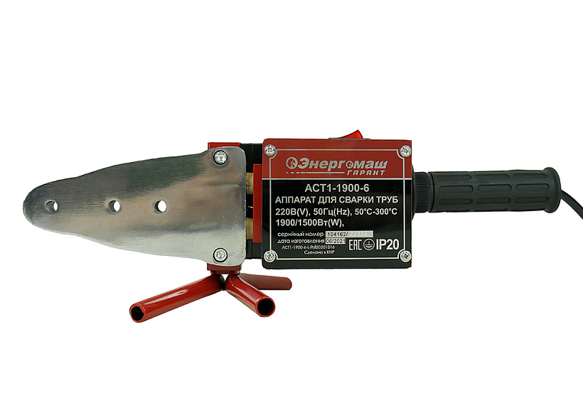 Сварочный аппарат для полипропиленовых труб Энергомаш АСТ1-1900-6 5335779 STDN-0045684 - Вид №2
