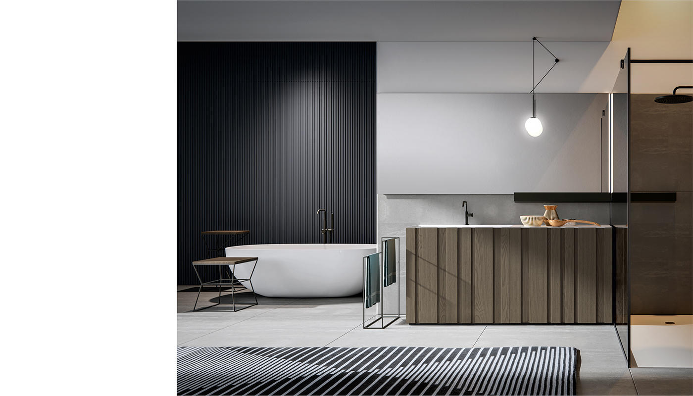 ED-ST19 Edone Ванна Vasca ÛV Размещение в центре комнаты  - Вид №6