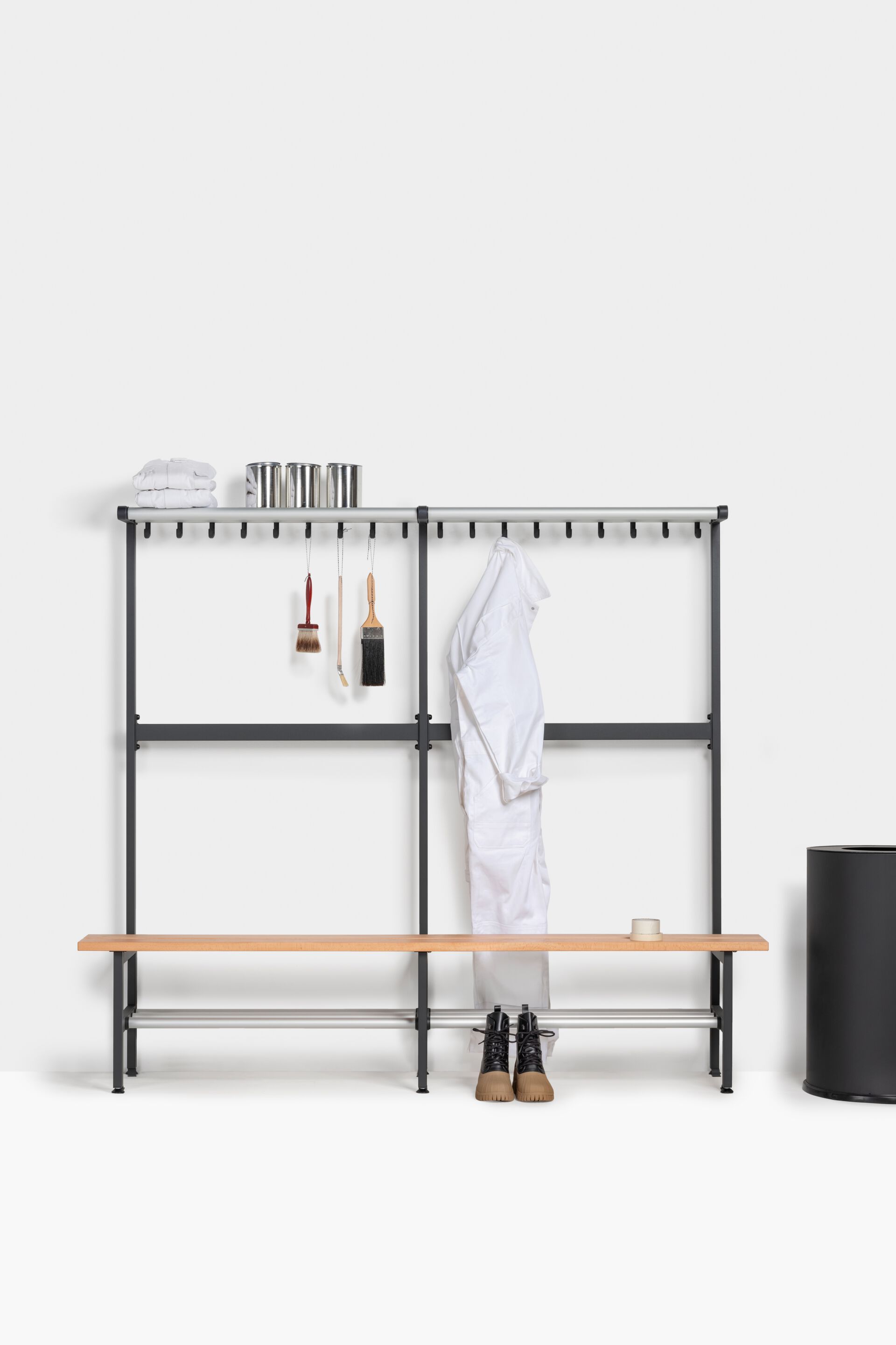 Стальная и деревянная скамейка для спортивных сооружений FUNCTIONALS Tertio ARCH-00085815 - Вид №14