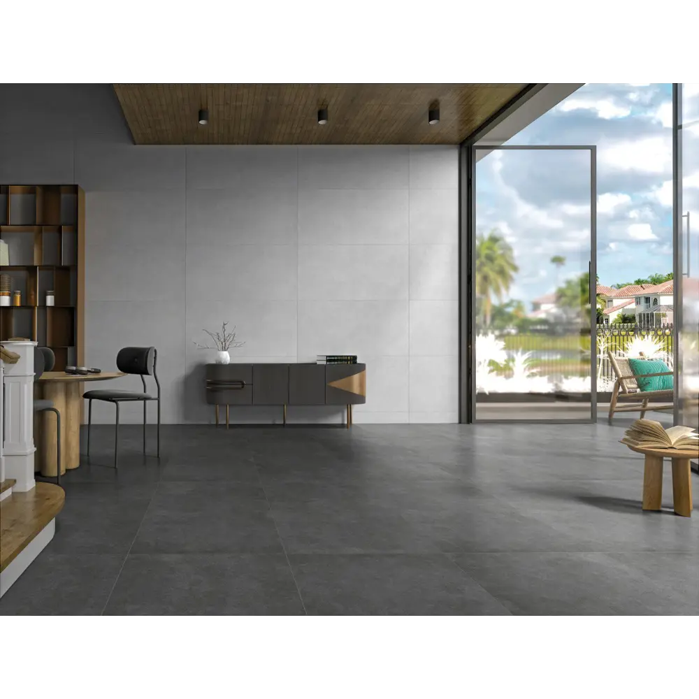 Глазурованный керамогранит Duna Bohemia Slate Glr 60x120 см 1.44 м² сатинированный цвет черный STLM-2060622 - Вид №2