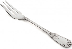 10565236 Puiforcat Вилка сервировочная большая 26см "Мольер Маскарон" (серебро 925 пробы) Серебро 925