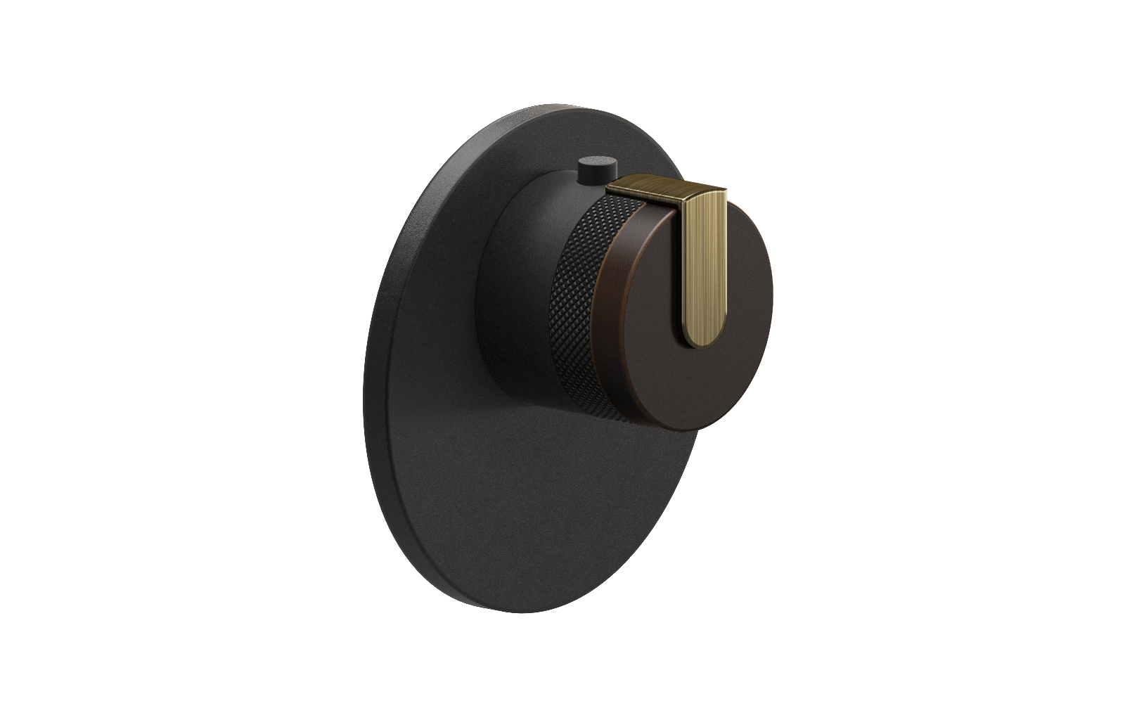 E-8027-R1OBE-L1VBB-BK-T Термостатический переключатель 3/4-Внешняя часть GRAFF MOD+