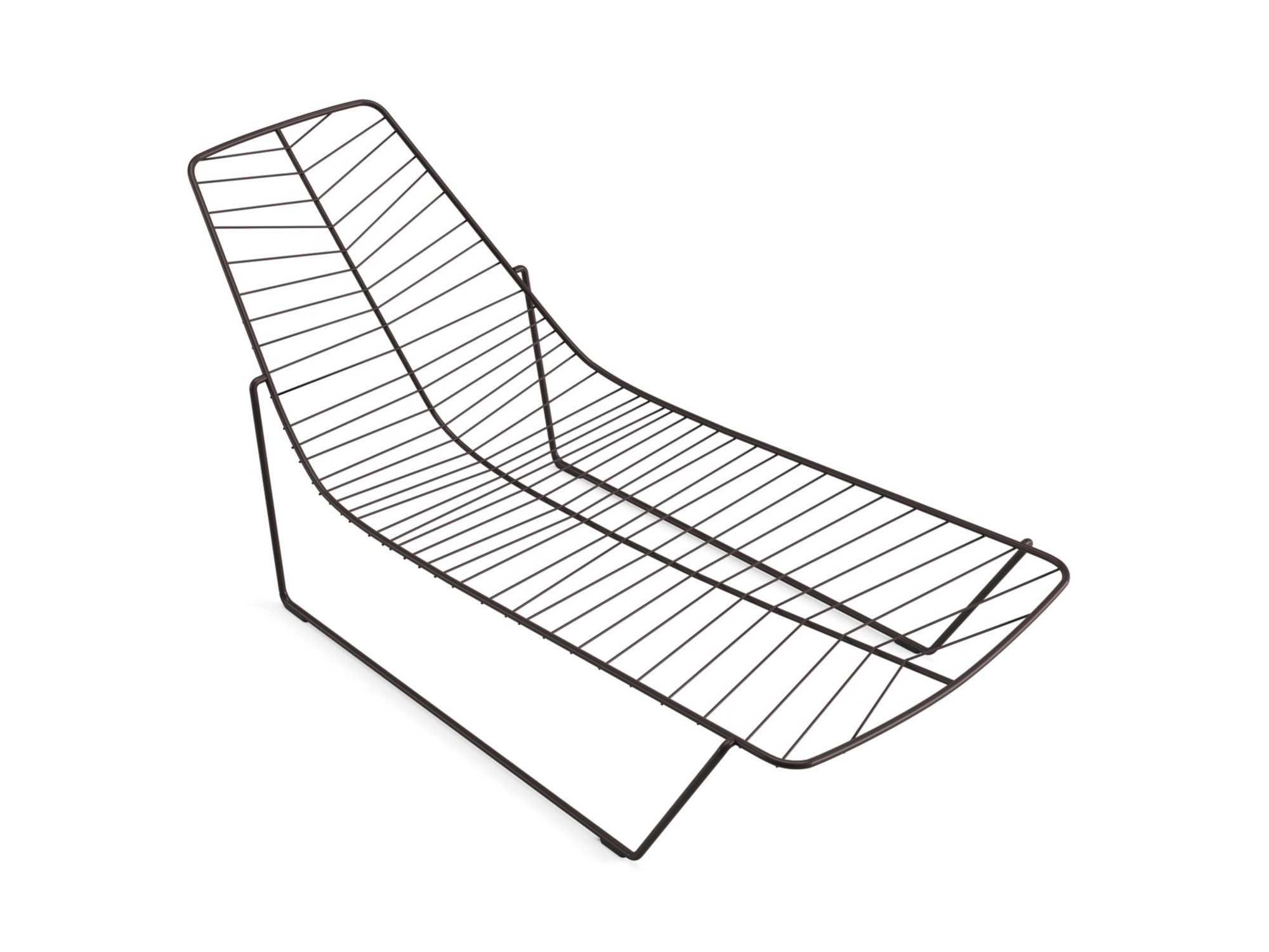 Стальной садовый шезлонг Arper ARCH-00120636 - Вид №7