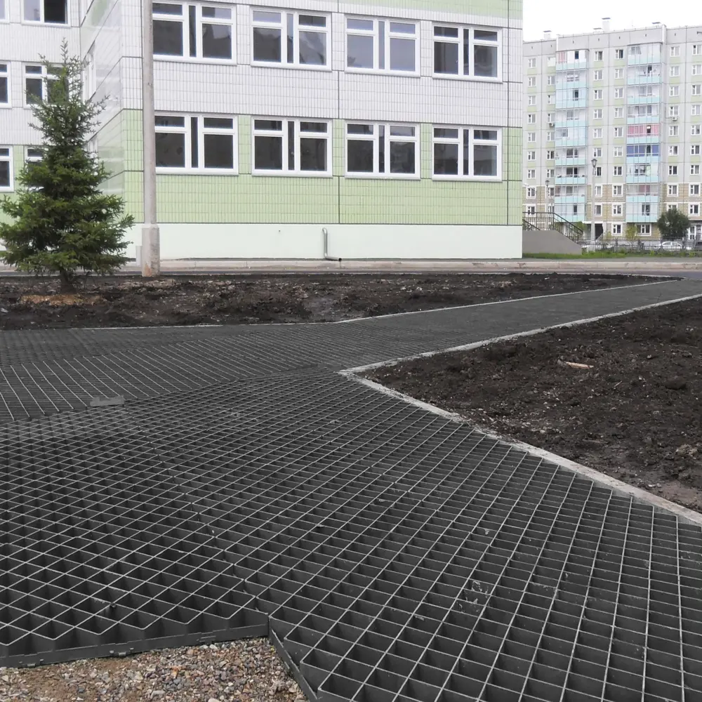 Газонная решётка GIDROLICA C250 для ландшафтного дизайна 60x60 см 82878092 STLM-0037388 - Вид №4