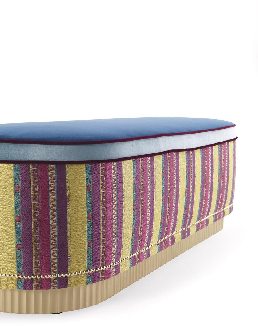 ETRO Home Interiors Мягкая бархатная скамейка Meriam E.mei.222.b - Вид №2