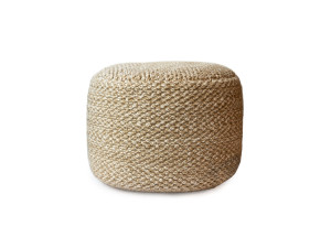 Джутовый садовый пуф