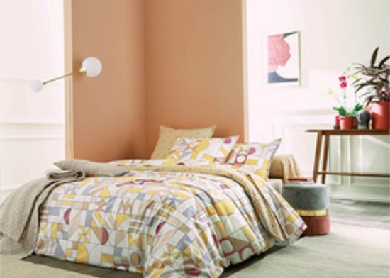 LAMAR_TE_200 КПБ 200/220 прост 240/300 2 нав 50/73 перкаль 200TC (в подарочной коробке) Blanc des Vosges Santreyd 