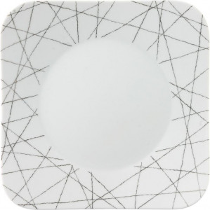 74168 Rosenthal Тарелка обеденная квадратная Rosenthal Фри Спирит Старс 27см,фарфор Фарфор