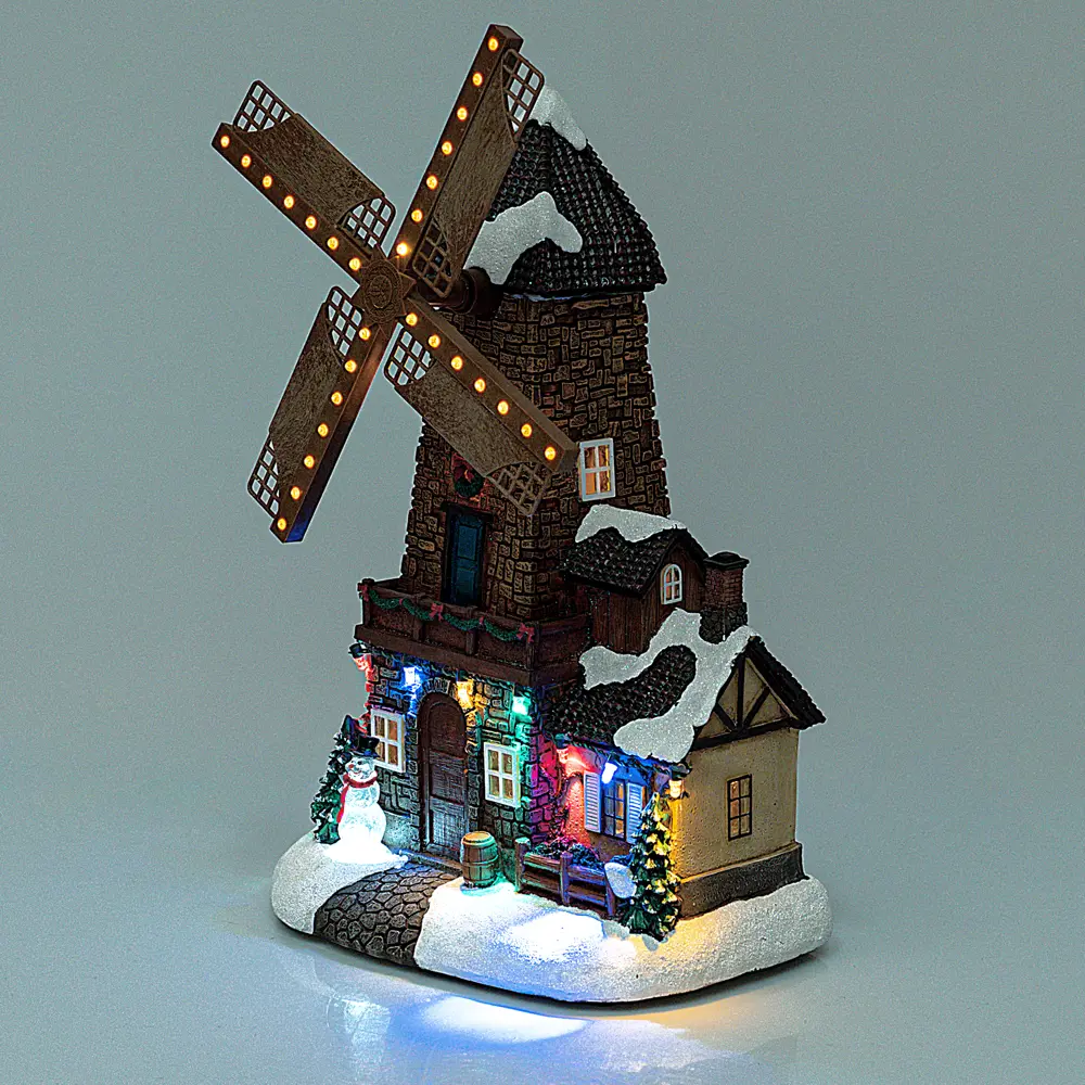 89368032 Новогодняя композиция светящаяся Мельница STLM-1393162 Santreyd  - Вид №2