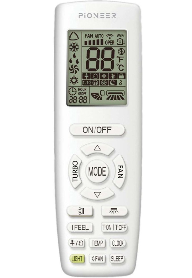 9268119 Кондиционер настенный мультисплит-система Pioneer KFRI20LW/KFRI25LW/KFRI25LW/3MSHD24B белый STDN-0088721 - Вид №2