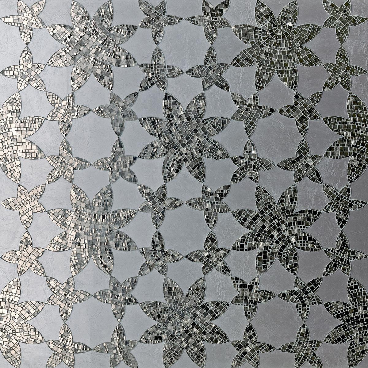 SICIS Bucolico White Per-Grey Vetrite Tile sun-id-1991304 - Вид №59