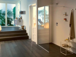 Стеклянная душевая кабина