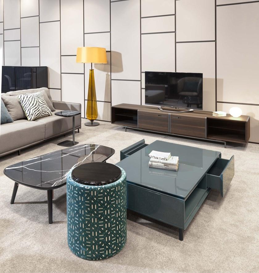 PRADDY Пуф / журнальный столик из ткани Doria Tr016 - Вид №3