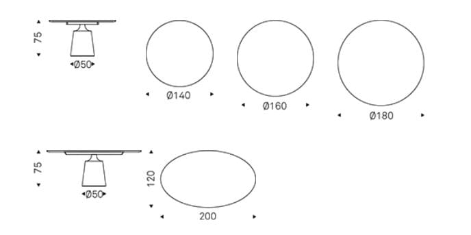 Круглый стол Cattelan italia йода ARCH-00132822 - Вид №4