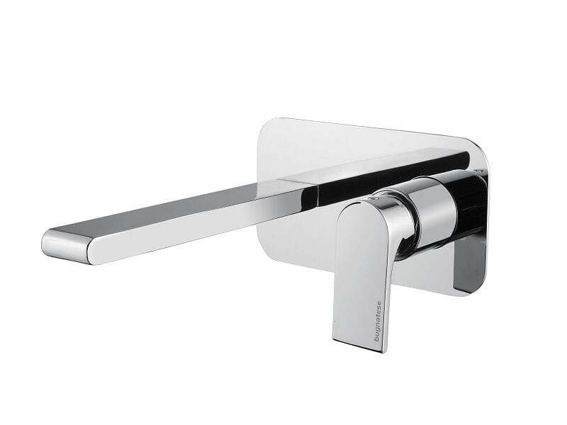 Однорычажный настенный смеситель для раковины с пластиной Bugnatese Simple ARCH-00127381