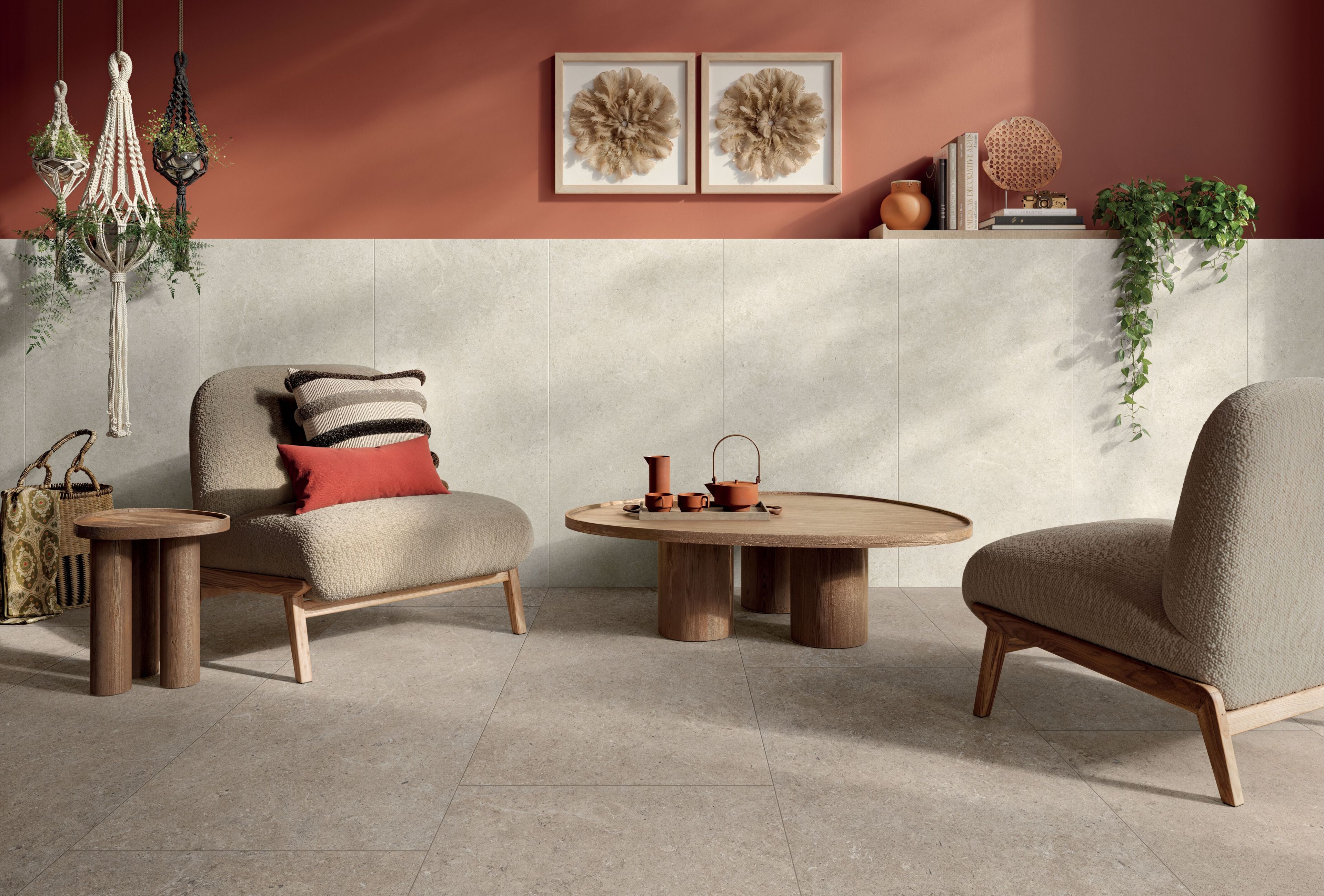 Пол / облицовка керамогранита с эффектом камня Panaria Ceramica Surround ARCH-00101221 - Вид №4