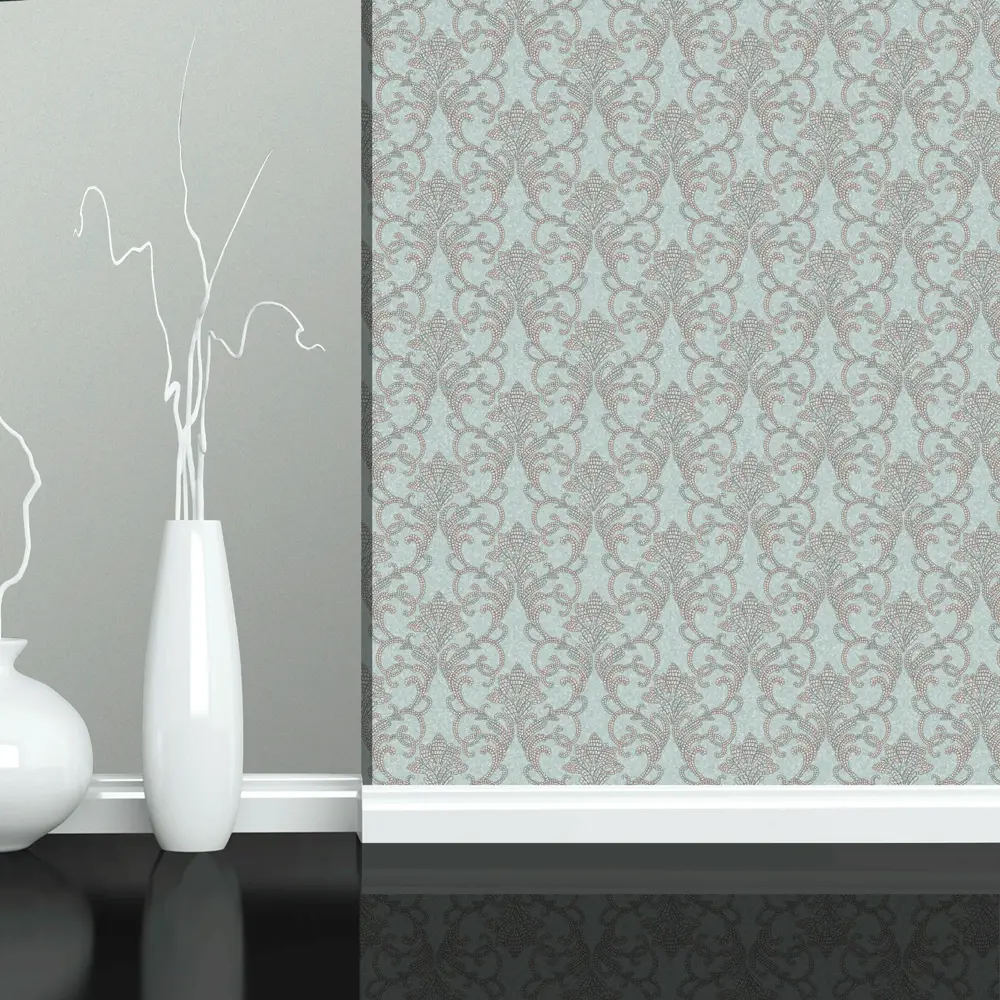 Обои флизелиновые Erismann Neochic зелёные 1.06 м 60061-05 83706380 STLM-2173413 - Вид №2