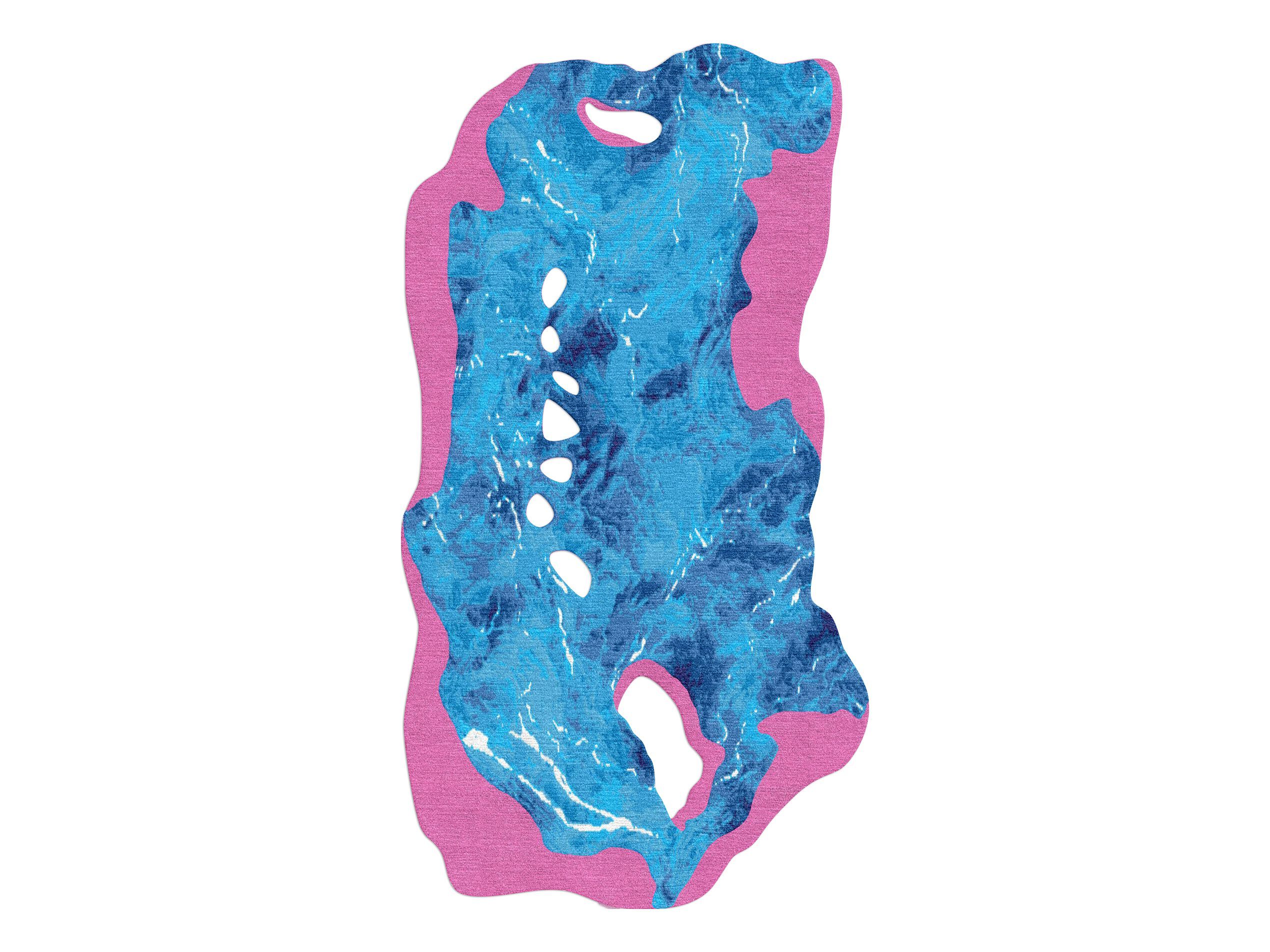 Изогнутый ковер ручной работы Tapis Rouge электрический ARCH-00139167