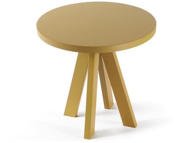 Atipico Круглый журнальный столик из лакированного бука A.ngelo sun-id-1488423 - Вид №7